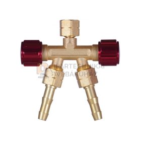 Kettős kieresztő szelep AC 3/8 LH balos