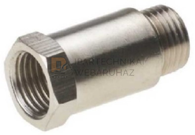 PNEUMATIKUS EGYENES HOSSZABBÍTÓ ADAPTER K-B 1/8 1/8 22mm