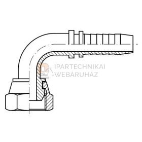 BSP HOLLANDERES 90FOK CSATLAKOZÓ 1"-1"Ø