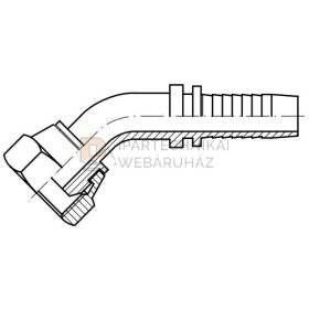BSP HOLLANDERES 45FOK CSATLAKOZÓ 1"-1"Ø