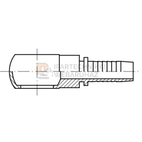 BSP SZEMES CSATLAKOZÓ 1/2"-1/2" Ø
