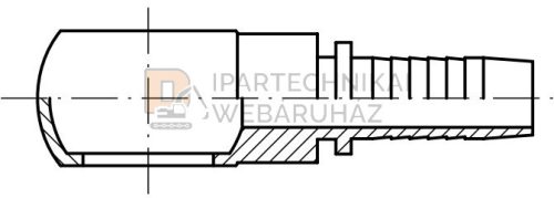 METRIKUS SZEMES CSATLAKOZÓ M16X1,5 5/16" Ø