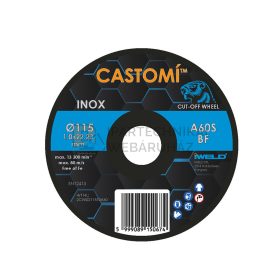 CASTOMÍ INOX vágókorong 115x1,0x22,2 A60S-BF