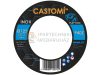 CASTOMÍ INOX lamellás csiszolótárcsa F29 kúpos 125x22,2 P40Z