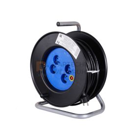   Hosszabbító kábeldob 4 földelt aljzattal, 3x1,5mm2/25m PVC