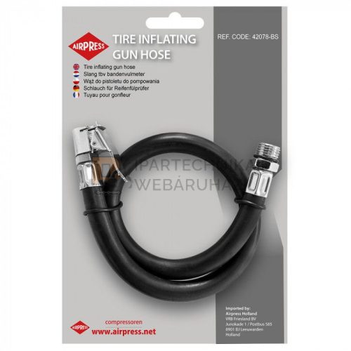 Tömlő 42078-hoz 1/4" 455mm, AIRPRESS