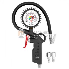 Kerékfújó pisztoly manométerrel 12bar, AIRPRESS