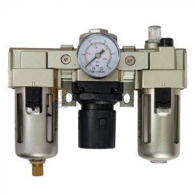   Olajzó és vízleválasztó nyomásszabályzóval 1/4" 10bar-os, AIRPRESS