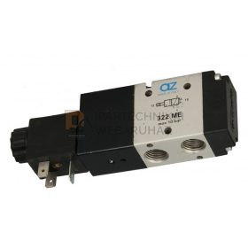   Pneumatikus mágnesszelep, 5/2 1/4, 24V DC tekercs, cs.dugó kpl.