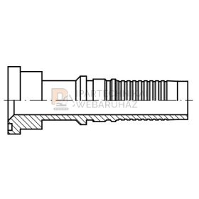   CSATLAKOZÓ PEREMES 3000 PSI 1" Ø 44,5 FLANSNIHOZ INTERLOCK