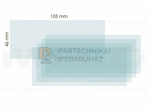S998C belső védőplexi Aut. Heg. fejpajzshoz (47X106mm)