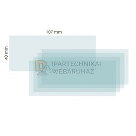 IWELD NORED EYE belső védőplexi Blackbasehez 40x107mm