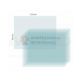 S998C külső védőplexi Aut. heg. fejpajzshoz (90X115mm)