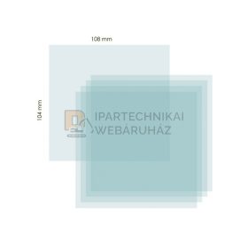 IWELD Falcon 5.5 belső védőplexi 109x105mm