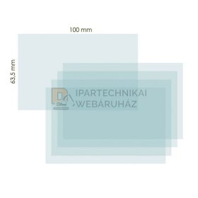 IWELD Fantom 4.6 belső védőplexi 100x63,5mm (XL)