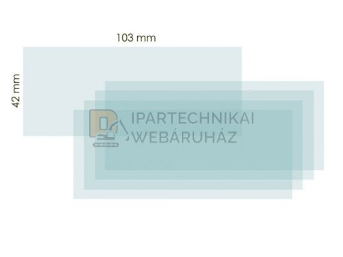 IWELD NORED EYE belső védőplexi 102x42mm