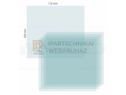 IWELD NORED EYE/BLACKBASE/FANTOM külső védőplexi 115x104