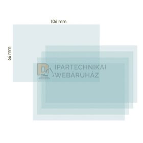 IWELD Panther 4.6 belső védőplexi 106x66mm