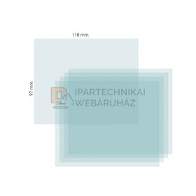 IWELD Panther 4.6/FLEX külső védőplexi 118x97mm
