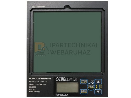 IWELD ROBOTIC 5.2 Digital Automata hegesztő fejpajzs