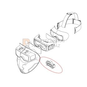 IWELD SCUBADOO LCD hegesztő maszkhoz munkalámpa