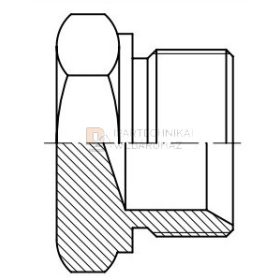 BSP ZÁRÓ DUGÓ K 1"