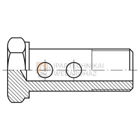 METRIKUS DUPLA FURATOS CSAVAR 14X1,5