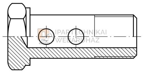 METRIKUS DUPLA FURATOS CSAVAR 12X1,5