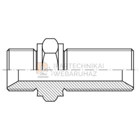 BSP KÖZCSAVAR K-K 1"-1" SZERELŐFALAS