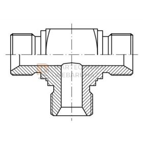 BSP T-IDOM K-K-K 1"-1"-1"