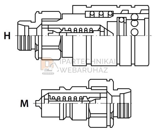 GYORSCSATLAKOZÓ K M20X1,5 12S APA