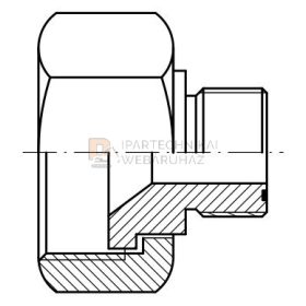 ORFS KÖZCSAVAR K-B HOLLANDERES 1"-1"3/16"