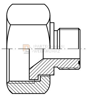 ORFS KÖZCSAVAR K-B HOLLANDERES 1"-1"3/16"