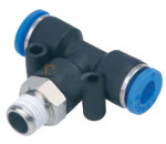 PUSH-IN T-IDOM MENETES 1/4" BSPT 8 Ø