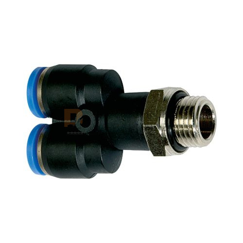 PUSH-IN Y-IDOM MENETES 1/4" BSPT 4 Ø