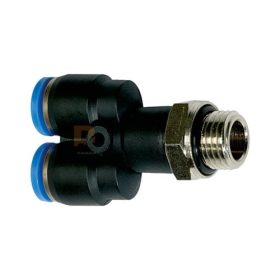 PUSH-IN Y-IDOM MENETES 1/4" BSPT 10 Ø