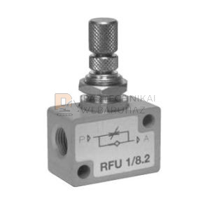 Pneu fojtó-visszacsapó szelep 1/4