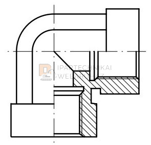 BSP L-IDOM B-B 1/4"-1/4"