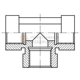 BSP HIDRAULIKUS T-IDOM B-B-B 1/2 FIX