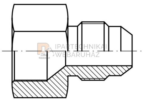 UNF (JIC) SZŰKÍTŐ B-K HOLLANDERES 1"1/16"-3/4"