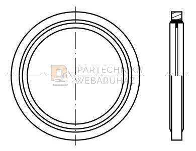 DIN KOMBINÁLT ALÁTÉT M14X1,5
