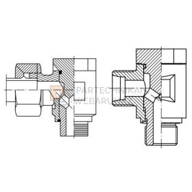 M-BSP SZEMES CSAVARZAT HOLLANDERES 12X1,5-1/8" 6 LL