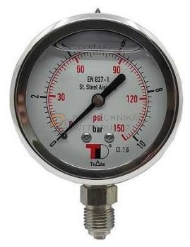 MANOMÉTER 1/4" BSP 0-160BAR